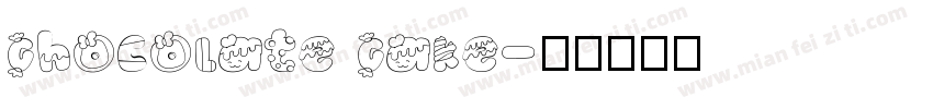 Chocolate Cake字体转换